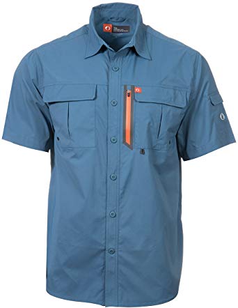 American Outdoorsman Short Sleeve Blackfoot River Ultimate Breathable Fishing Shirts for Men UPF 30