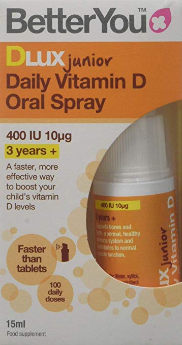 BetterYou DLux Vitamin D3 400IU Spray 15ml Junior