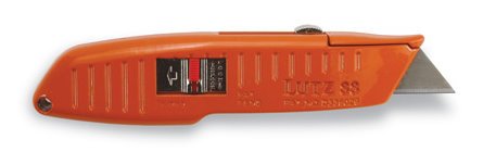 Lutz 30188 #88 SpeedMaster Quick Change Retractable Blade Utility Knife - Orange (88-OR)