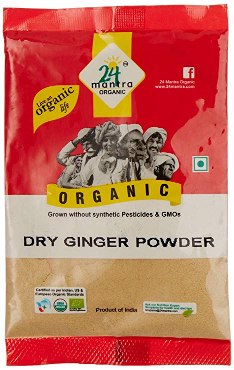 24 Mantra Organic Dry Ginger Powder, 50g