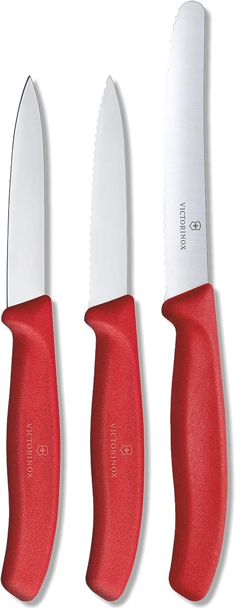 Victorinox Paring Knife Set, Red, Size M