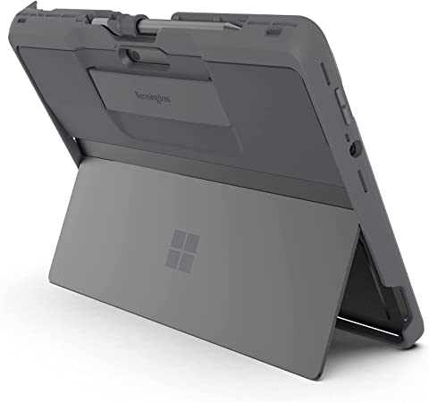 Kensington Surface Pro 8 Rugged Case - Blackbelt Rugged Case with Shoulder Strap - Platinum (K97582WW)