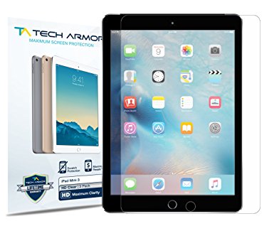 Tech Armor HD Clear Screen Protector for Apple mini-iPad - 3 pack (SP-HD-APL-MID-2)