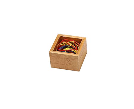 YBM Home & Kitchen Bamboo Drawer Organizer Box 3x3#320