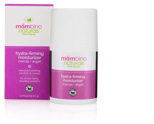 Mambino Organics NEW-Hydra-Firming Moisturizer, Marula   Argan 1.7 FL Oz (1 Pack)