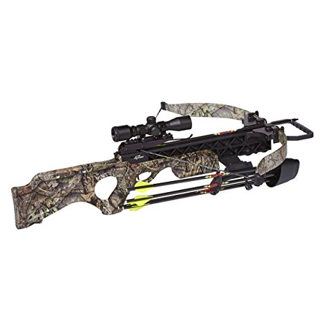 Excalibur Crossbow Null Matrix SMF Grizzly Crossbow with Lite Stuff Package/Vari-Zone Scope (Draw Weight : 200-Pound), Mossy Oak Break-Up Country, Recurve