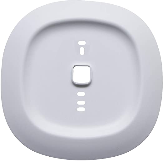 Aluminum Decorative Wall Plate Mount for Ecobee (2019 Version)/EcoBee4/EcoBee3/Ecobee3 Lite Smart Home WiFi Thermostat (White)