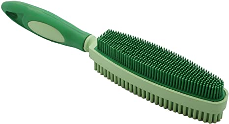 SWEEPA Duo Rubber Brush For Cleaning, Grooming, Lint and Fur Removal. Home and Auto.