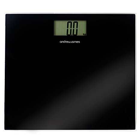 Andrew James Digital Bathroom Scales - Available in Black or Silver (Black)