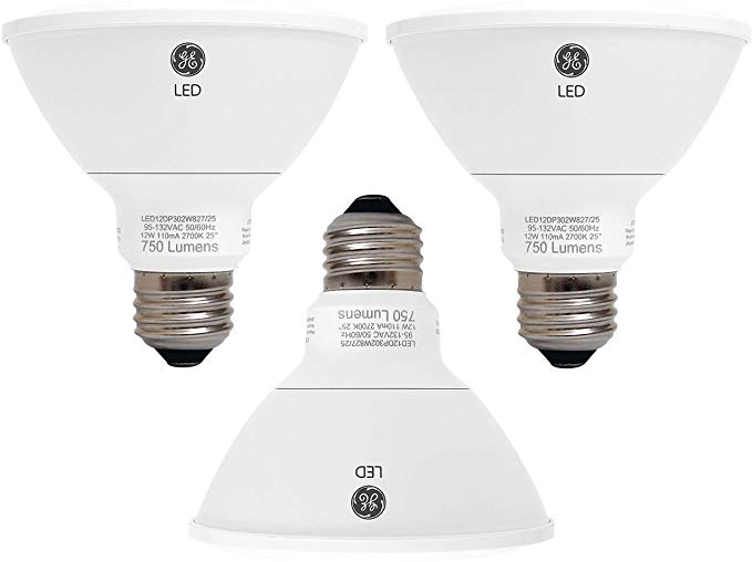 GE Lighting 89988 Energy-Smart LED 12-watt, 850-Lumen PAR30 Bulb with Medium Base, Soft White