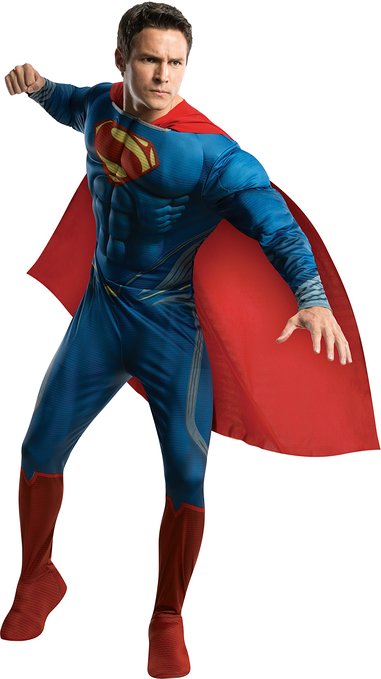 Rubie's Costume Man Of Steel Deluxe Adult Muscle Chest Superman Costume