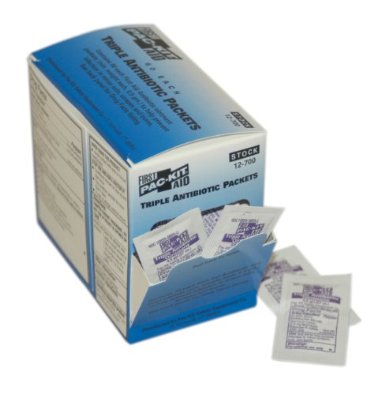 Pac-Kit by First Aid Only 12-700 First Aid Triple Antibiotic Ointment Box of 60