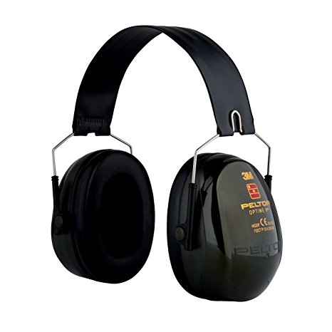 3M Peltor H520A-407-GQ Optime II Earmuffs, 31 dB, Headband, Green