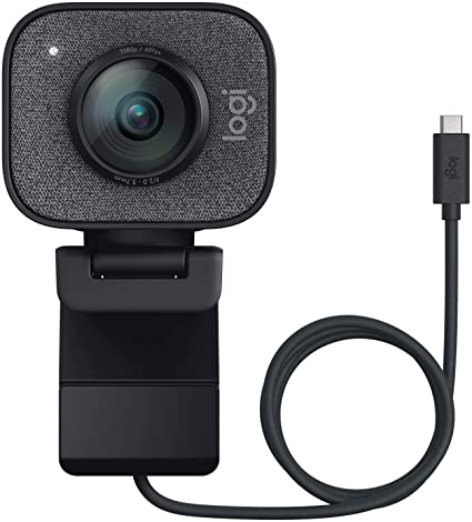 Logitech StreamCam, 1080P HD 60fps Streaming Webcam with USB-C and Built-in Microphone, Asian Pack, Graphite