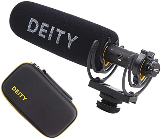 Deity V-Mic D3 Pro Super-Cardioid Directional Shotgun Microphone with Rycote Duo-Lyre Shock Mount and TUYUNG Cloth for DSLRs, Camcorders, Smartphones, Tablets, Handy Recorders, Laptop