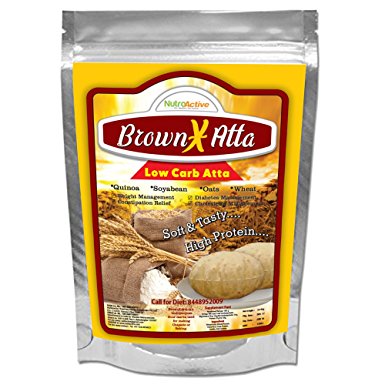 NutroActive BrownXatta, Low Carb keto friendly flour - 900 gm