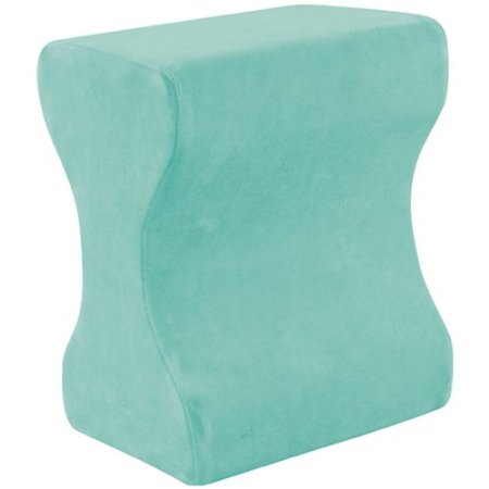 Contour Products Memory Foam Leg Pillow with Cover, Green