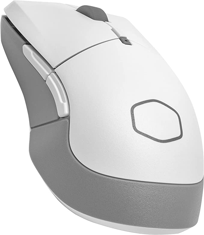 Cooler Master MM311 White Gaming Mouse with Adjustable 10,000 DPI, 2.4GHz Wireless, PTFE Feet and MasterPlus  Software
