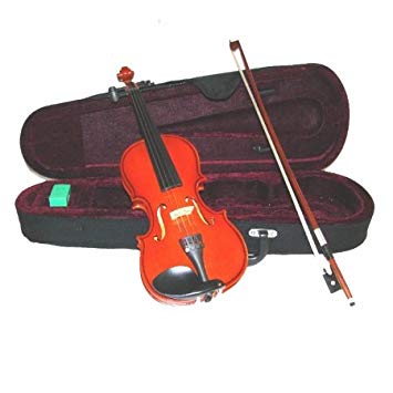 Merano MA200 14" Solid Viola with Case and Bow Extra Set of Strings, Extra Bridge, Shoulder Rest, Rosin, Metro Tuner, Black Music Stand, Mute
