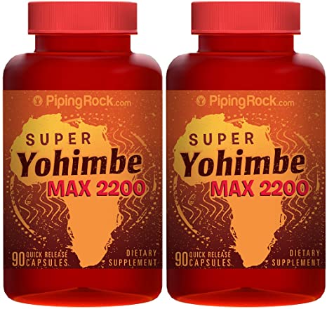 Super Yohimbe Max 2200 2 Bottles x 90 Capsules