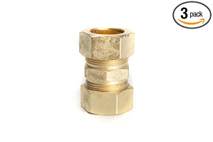 LTWFITTING 7/8" OD Compression Union ,BRASS COMPRESSION FITTING(Pack of 3 )