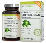 NatureWise Green Coffee Bean Extract 800 with GCA Natural Weight Loss Supplement 60 Caps