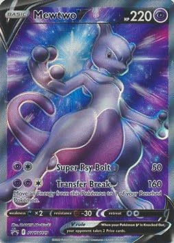 Pokemon - Mewtwo V -SWSH229 - Full Art - Black Star Promo - Pokemon Go