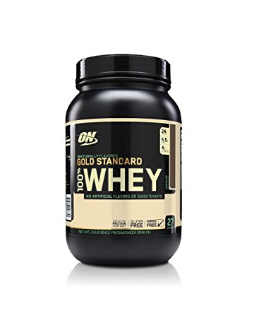 Optimum Nutrition Gold Standard 100% Whey Protein Powder, Naturally Flavored Chocolate, 1.9 Pound