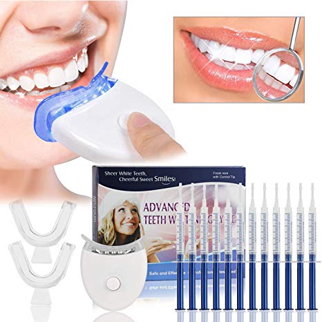 Teeth Whitening Kit Xpassion Professional Tooth Whiten Gel Dental Care Home Bleaching Kit for White Teeth Including 12 Teeth Whitening Gel