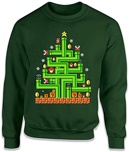 Gamer Christmas Tree Shirt Video Game Ugly Christmas Sweater Geeks and Nerds Gamer Christmas Tree TEP-645