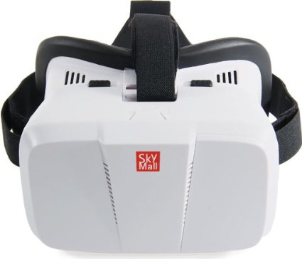 SkyMall Virtual Reality 3D Glasses Headset - For 3D & 360° Movies, Videos & Video Games, Compatible with iPhone (6s/6 plus/6/5s/5c/5)& Android (s5/s6/s7note4/note5) VR Apps & More