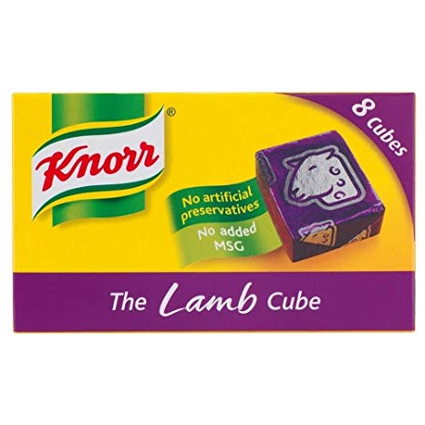 Knorr Stock Cubes Lamb (8x10g) - Pack of 2