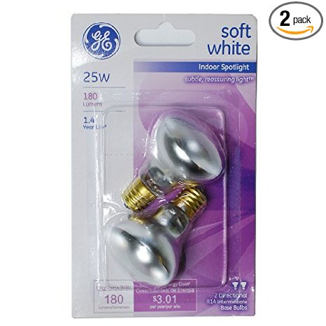 GE Spotlight Bulb, 2pk