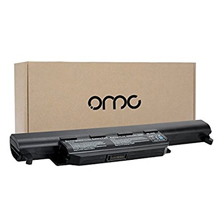 OMCreate Battery for Asus U57A K55A K55VD K55VM K55N K55 A55A X55A X75A X55U X55C X55V R500A R500V, fits P/N A32-K55 A33-K55 A41-K55 - 12 Months Warranty [Li-ion 6-Cell]