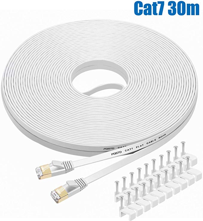Fakespot  Fosto Cat7 Ethernet Cable 30m Cat 7  Fake Review