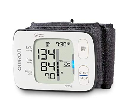 Omron BP652N 7 Series Wrist Blood Pressure Monitor with Thermometer