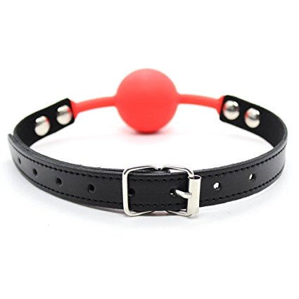 Ball Gag Silicone Red by HappyNHealthy