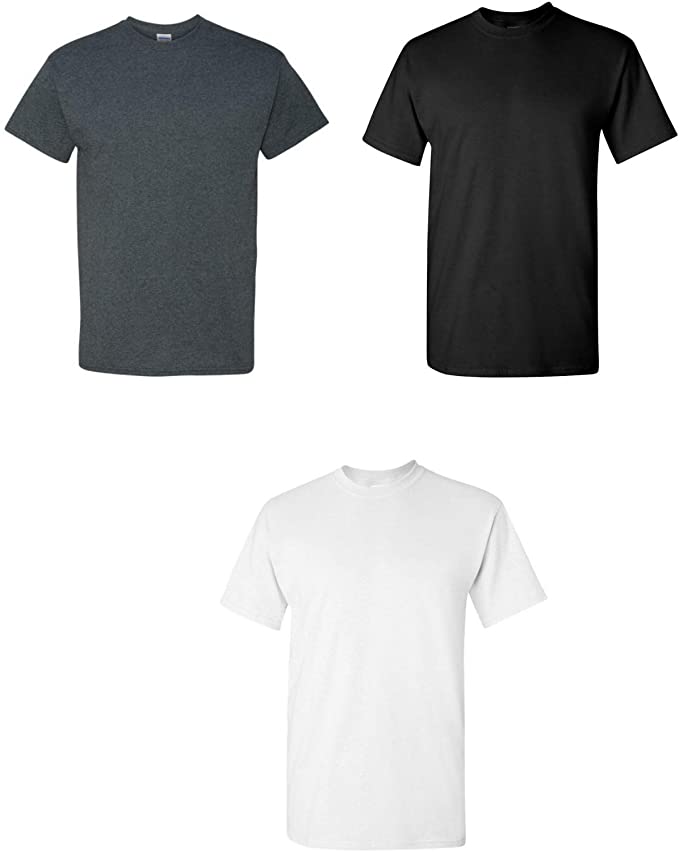 Gildan Men's Heavy Cotton T-Shirt, Style G5000, 2-Pack