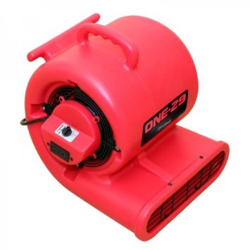 ONE-29 Air mover Carpet dryer 3-Speed 2.9 AMPS with GFCI 4-unit Daisy Chain Capability Red