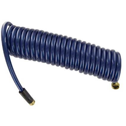 Plastair SpringHose PUW825B9-M-3-AMZ Light Polyurethane Lead Free Drinking Water Safe MarineRV Recoil Hose 12-Inch by 25-Foot