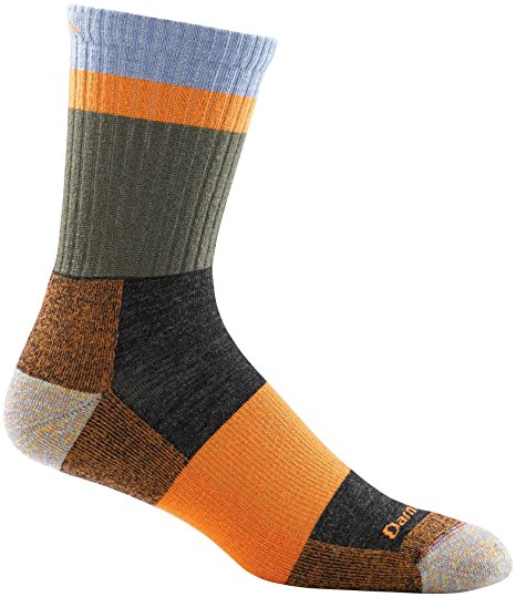 Darn Tough Men's Heady Stripe Micro Crew Light Cushion Socks