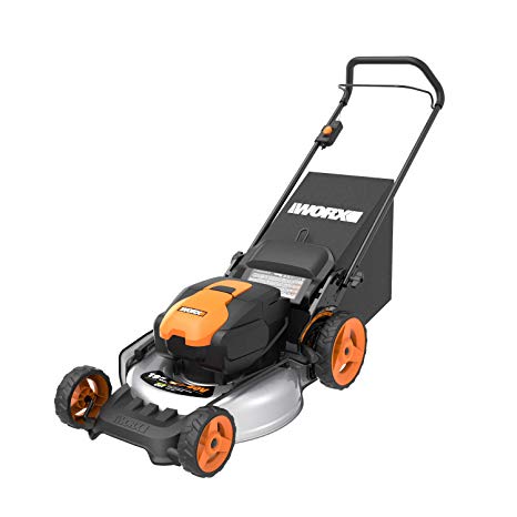 WORX WG751 40V 19'' Cordless Lawn Mower, 2 Batteries and Charger Included