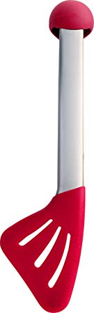 Chef'n Heat Resistant Silicone Task Tongs, Red