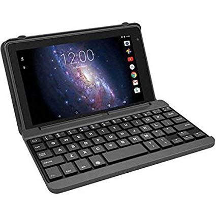 RCA 7" Voyager Pro Tablet W/ Keyboard Case Quad Core 16GB Android 5.0 Lollipop (Black)