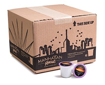 Manhattan Roast 'Chrysler Brew' (Espresso Style / Extra Bold) Single-Serve Coffee Freshcup for ALL Keurig K-Cup Brewers [Including 2.0], 90 Count Box