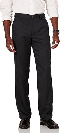 Amazon Essentials Men's Classic-Fit Expandable-Waist Flat-Front Dress Pant