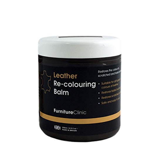 Leather Recolouring Balm (Ivory) for Sofas, Cars, Shoes and Clothing - The Best Leather Care -Renew and Restore Color to Faded and Scratched Leather on Boots, Handbags, Jackets, Saddles