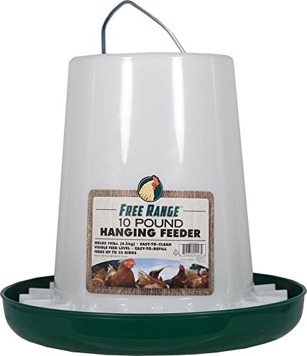 Harris Farms 1000290 Plastic Hanging Poultry Feeder, 10 Pound, 10 lb