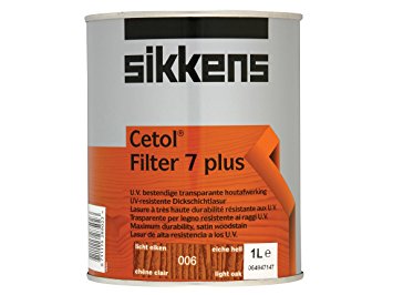 Sikkens SIKCF7PLO 1L Cetol Filter 7-Plus Translucent Woodstain Light Oak