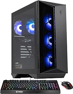 MSI Aegis R Gaming Desktop: Intel Core i7-14700F, Geforce RTX 4070 Super, 16GB DDR5, 1TB m.2 NVMe SSD, 80  Gold PSU, WiFi, Keyboard & Mouse, DIY Friendly, Windows 11 Home: 14NUE7-680US